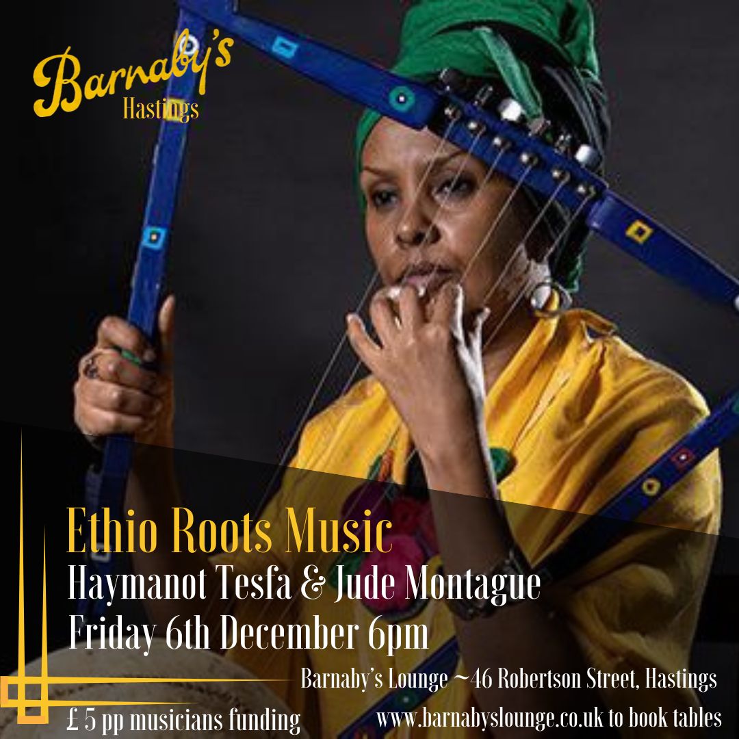 Haymanot Tesfa - Amharic singer Ethio-roots music Barnaby's Lounge Live Music