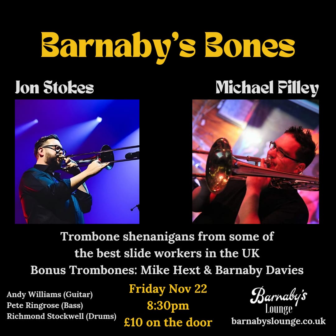 Barnaby's Jazz Trombones at Barnaby's Lounge Hastings