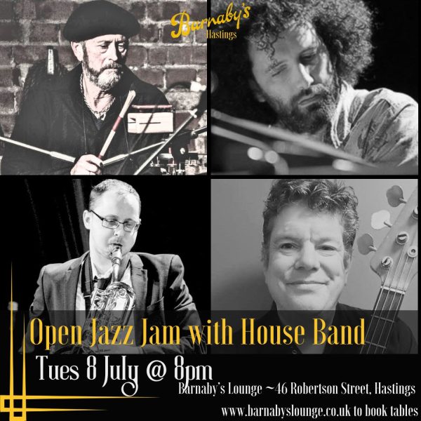 Jazz Jam Barnaby's lounge Jazz Club Hastings Cocktail Venue Live Events