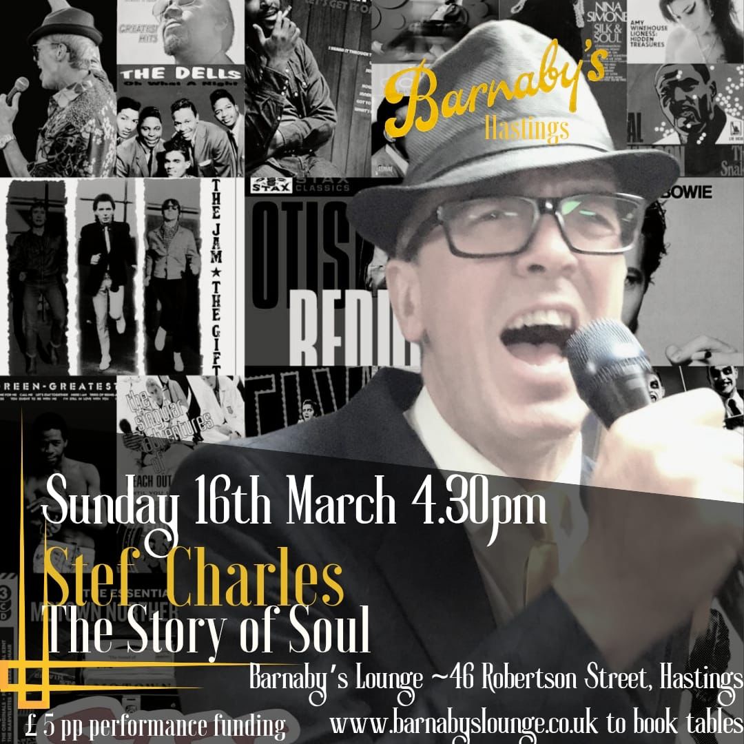 Stef Charles Sings Soul Barnaby's Lounge Hastings Live Music