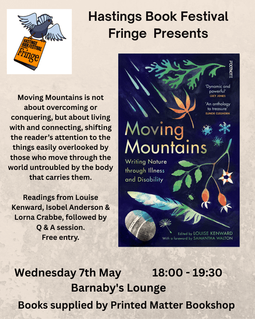 Moving Mountains Reading Event Barnaby's Lounge Live Events Bar Hastings East Sussex
