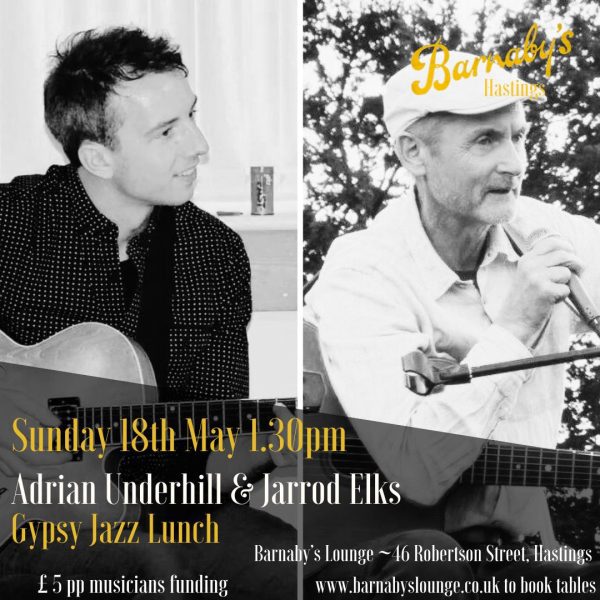 Swing gypsy jazz Barnaby's Lounge Live Jazz Club Cocktails Events Parties Bar Food