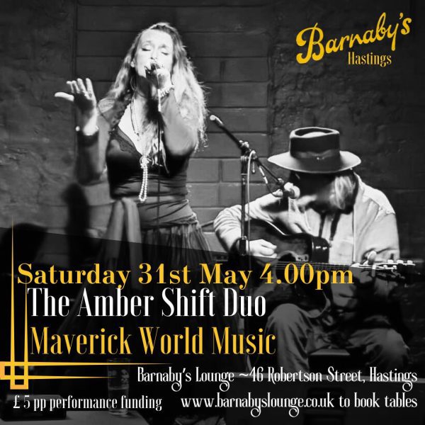Amber Shift Duo World Maverick Music - Folk, Country Live Music Barnaby's Lounge