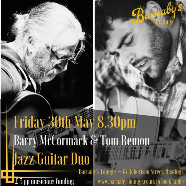 Barry McCormack Tom Remon Jazz Guitars Live Jazz Barnaby's Lounge