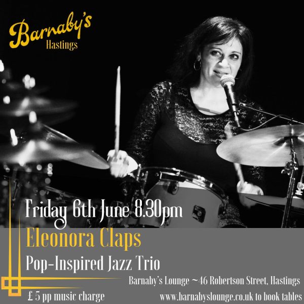 Eleonora Claps Jazz Trio Pop Inspired Barnaby's Lounge Jazz Club Hastings Sussex UK