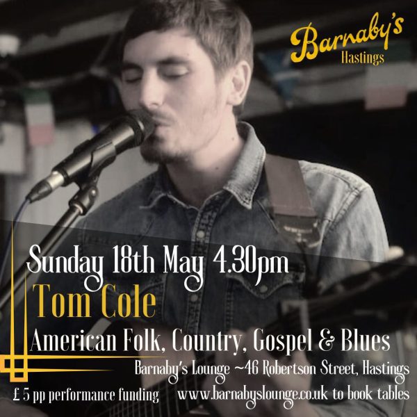 Tom Cole Acoustic Singer Songwriter Barnaby's Lounge Live Music Cocktails Events Private Parties