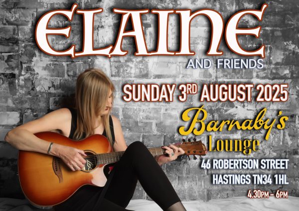 Elaine Sanders & Friends Acoustic Set Barnaby's Lounge Hastings Sussex UK Live Music Events Cocktail Bar Party Venue