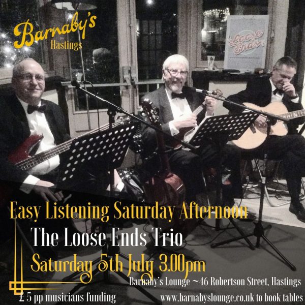 The Loose Ends Trio Barnaby's Lounge Easy Listening Live Music Guitar Ensemble