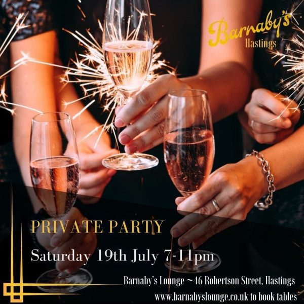 Private Party Venue Hire Barnaby's Lounge Hastings Sussex UK