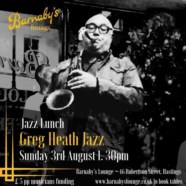 Greg Heath Jazz Trio Barnaby's Lounge Jazz Club Hastings Sussex UK
