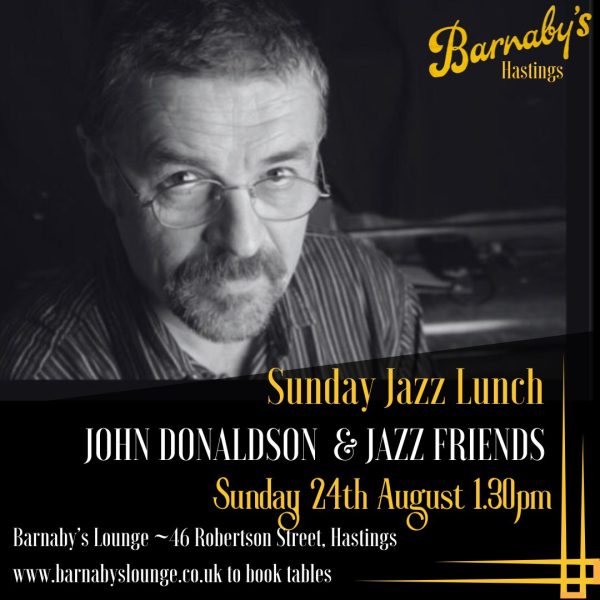 John Donaldson & Jazz Friends Barnaby's Lounge Jazz Club Award-winning Cocktail Bar Party Venue