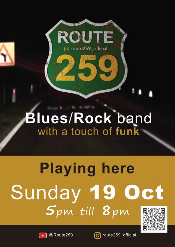 Blues Band Hastings Route 259 Graham Wilkins Barnaby's Lounge Jazz Club Blues Rock Bar Party Cocktails Events Venue Sussex UK