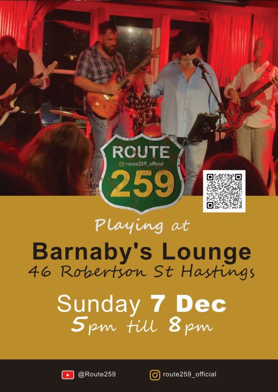 Blues Band Hastings Route 259 Graham Wilkins Barnaby's Lounge Jazz Club Blues Rock Bar Party Cocktails Events Venue Sussex UK