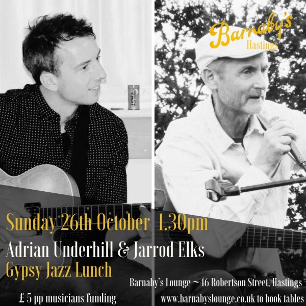 Swing gypsy jazz Barnaby's Lounge Live Jazz Club Cocktails Events Parties Bar Food