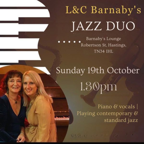 Piano Vocals Catrina Lousie Fletcher L&C Jazz Duo Live Jazz Barnaby's Lounge Jazz Club Hastings Sussex UK