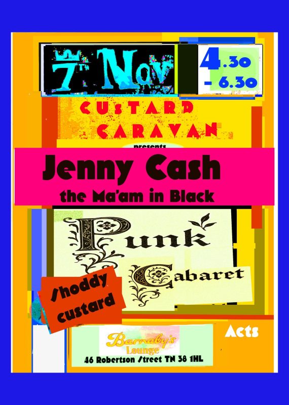 CUSTARD CARAVAN Live Music Barnaby's Lounge Variety Show Award Winning Cocktail Bar Events Sussex