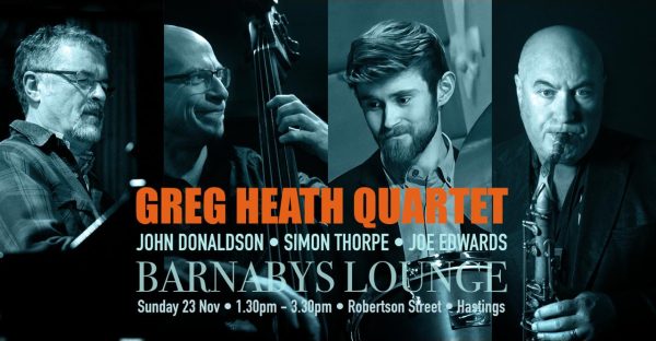 Greg Heath Jazz Quartet Barnaby's Lounge Jazz Club Hastings Sussex UK