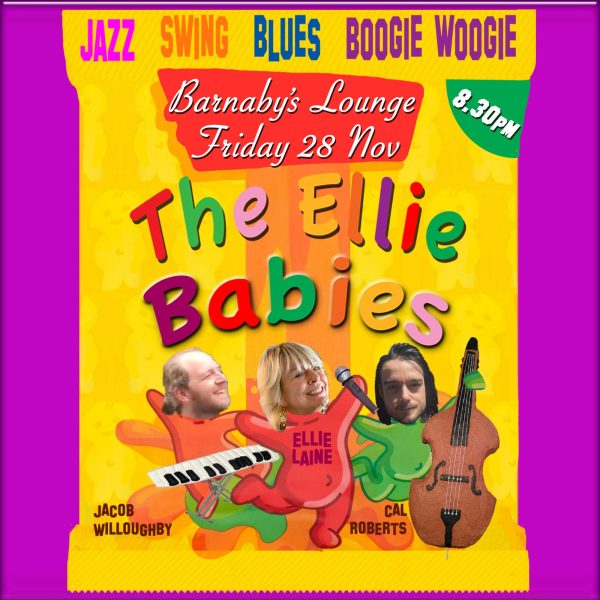 Ellie Babies Trio - Live Jazz Barnaby's Lounge hastings Cocktail Events Bar