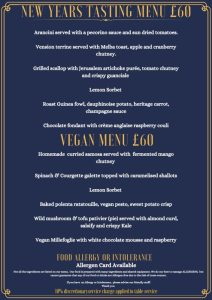 New Years Eve Barnabys Lounge Chef Chris Powell Kitchen Exquisite Menu Live Music Award Wining Bar Hastings UK