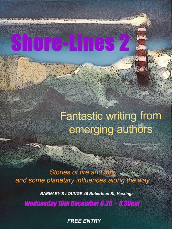 Joan Osbaldeston's Shore-Lines 2 Writing Group Readings at Barnaby's Lounge, Hastings