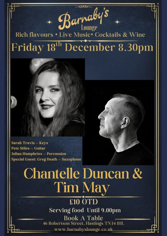 Chantelle Duncan & Tim May — with Special Guest Greg Heath